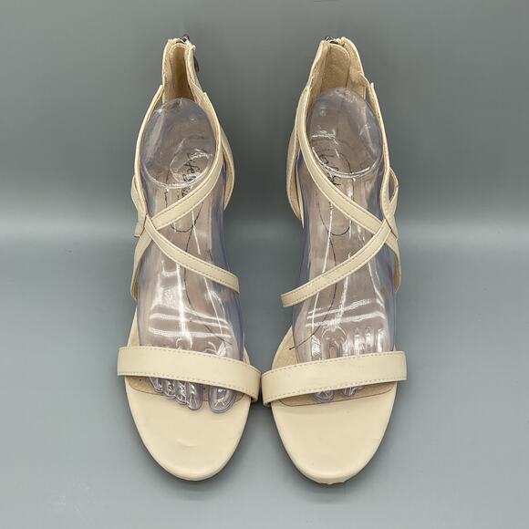 NEW Lifestride Women’s Masquerade Heels Beige Size 11M - Picture 3 of 10